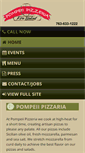 Mobile Screenshot of pompeiipizzeria.net